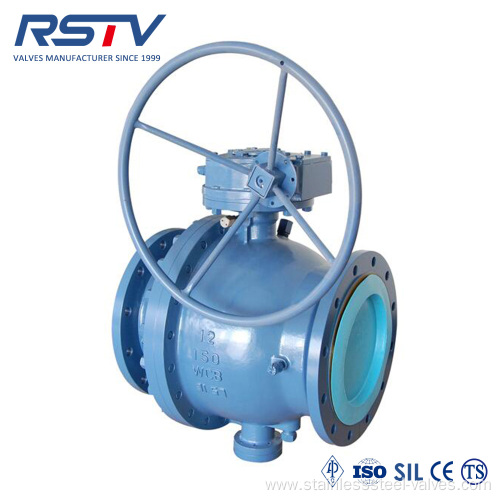 2PC Full Port Flange Trunnion Mounted Ball Valve